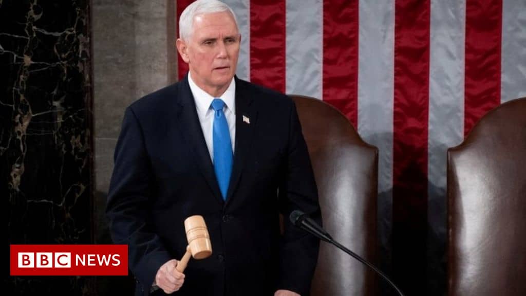 Trump was wrong to seek to overturn Biden win, says Mike Pence