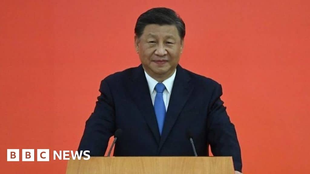 President Xi in Hong Kong for handover anniversary