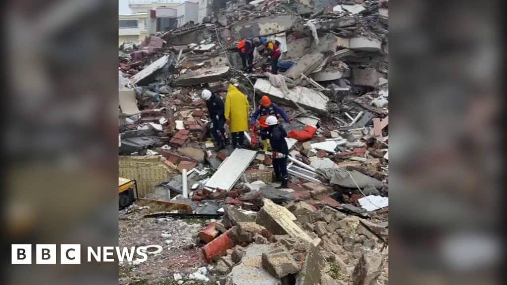 Syria-Turkey earthquake: On the ground inspecting the damage near the epicentre