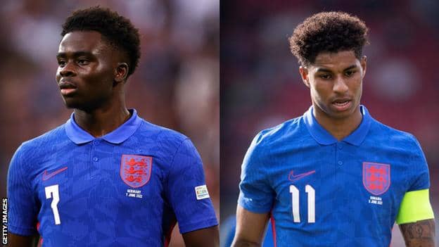 Fifa study of Euros & Afcon finds half of all players abused online; Saka & Rashford most targeted