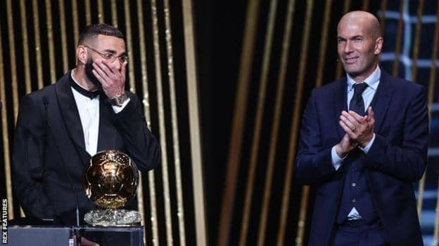 Karim Benzema wins Ballon d’Or for the first time