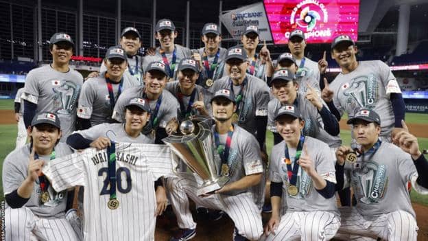 World Baseball Classic final: Japan beat defending champions USA 3-2 to win third title