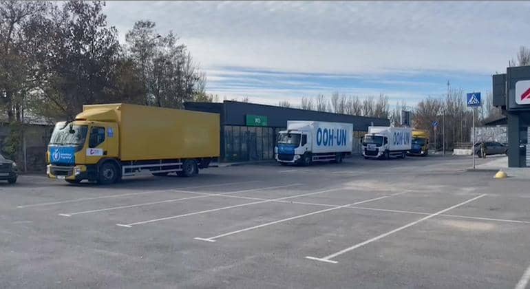 Ukraine: UN convoy delivers vital aid to residents of Kherson